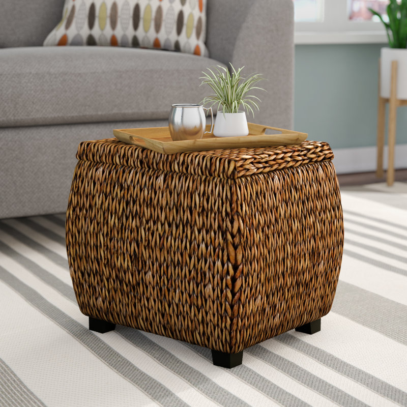 Coastal Farmhouse Northside Storage Ottoman & Reviews Wayfair